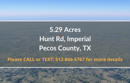 Contract for Sale – 5.29 Acres in Pecos County, TX