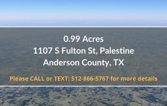 Contract for Sale – 0.99 Acre Property in Anderson County, TX