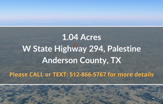 Contract for Sale – 1.04 Acre Property in Anderson County, TX