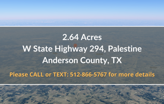 Contract for Sale – 2.64 Acre Property in Anderson County, TX