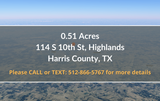 Contract for Sale – 0.51 Acre Property Available in Harris County, TX