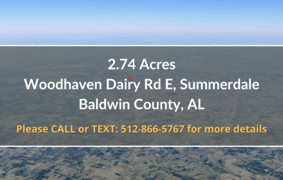 Contract for Sale – 2.74 Acres Property in Baldwin County, AL