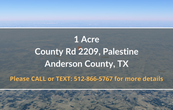 Contract for Sale – 1 Acre Property in Anderson County, TX