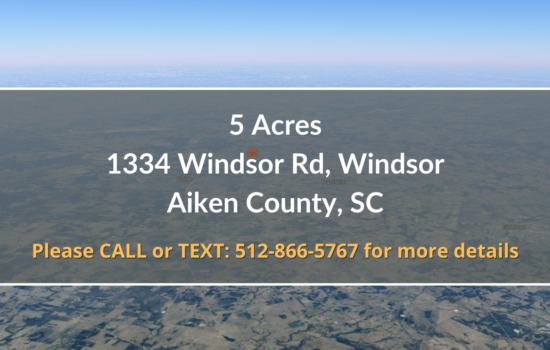 Contract for Sale – 5 Acres in Aiken County, South Carolina