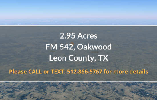 Contract for Sale – 2.95 Acres in Leon County, TX