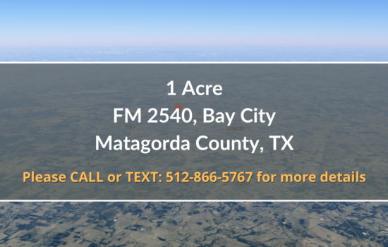 Contract For Sale – 1 Acre Property in Matagorda County, TX