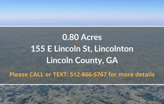 Contract For Sale – .80 Acres Property in Lincoln County, GA