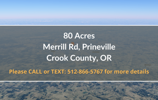 Contract for Sale – 80 Acres in Crook County, OR