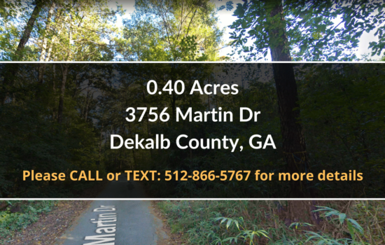 Contract for Sale – 0.40 Acres in DeKalb County, GA