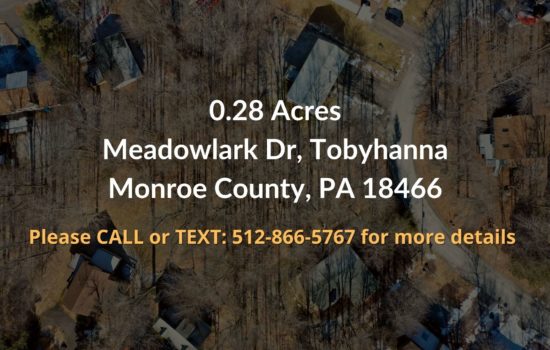 Contract for Sale – 0.28 Acres in Monroe County, PA