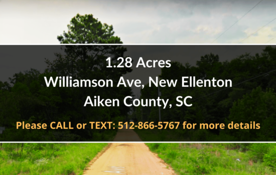 Contract For Sale – 1.28 Acres Property in Aiken County, SC