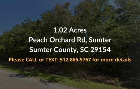 Contract For Sale – 1.02 Acres Property in Sumter County, SC