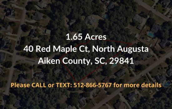 For Sale – 1.65 Acres Property in Aiken County, SC