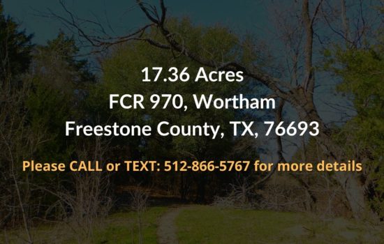17.36 Acres Property in Freestone County, TX