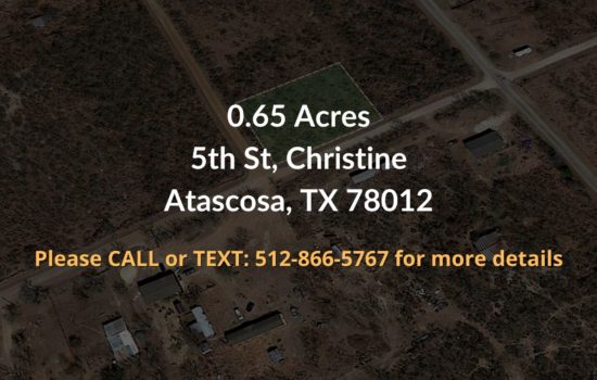Contract For Sale – 0.65 Acres Property in Atascosa County, TX
