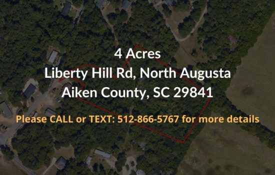 Contract For Sale – 4 Acres Property in Aiken County, SC