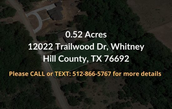 Contract For Sale – 0.52 Acres Property in Hill County, TX