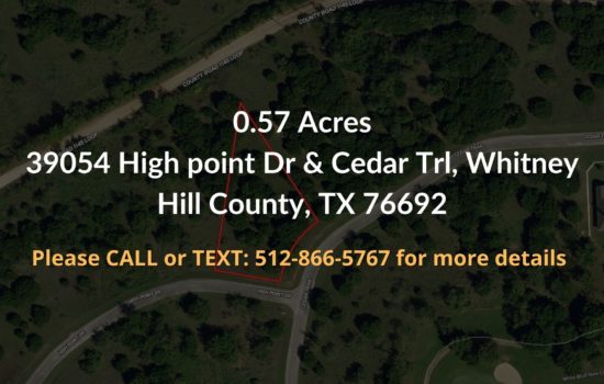 Contract For Sale – 0.57 Acres Property in Hill County, TX