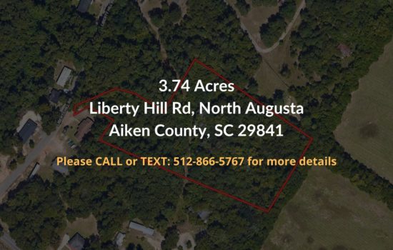 Contract For Sale – 3.74 Acres Property in Aiken County, SC – $23,900