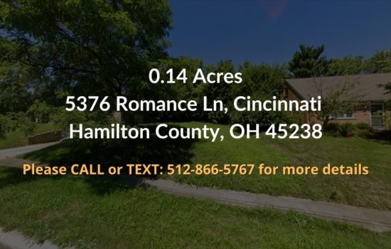 Contract For Sale – 0.14 Acres Property in Hamilton County, OH