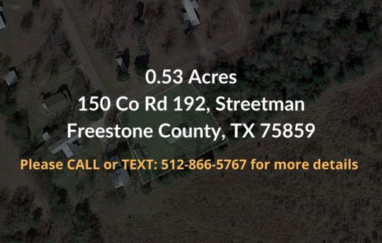 Contract For Sale – 0.53 Acres Property in Freestone County, TX