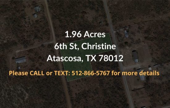 Contract For Sale – 1.96 Total Acres in Atascosa County, TX