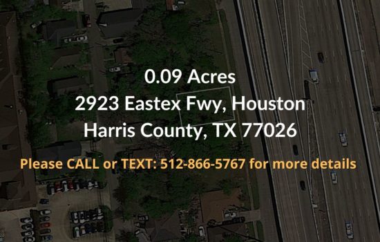 Contract For Sale – 0.09 Acre Property in Harris County, TX