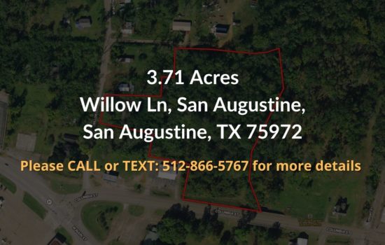 Contract For Sale – 3.71 Acre Property in San Augustine County, TX