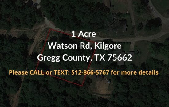 Contract For Sale – 1 Acre Property in Gregg County, TX