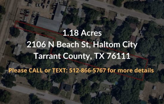 Contract For Sale – 1.18 Acre Property in Tarrant County, TX
