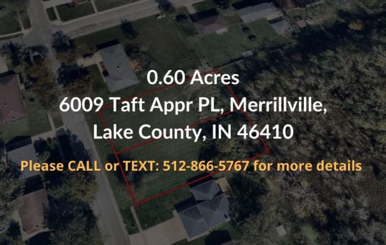 For Sale – 0.60 Acres Property in Lake County, Indiana