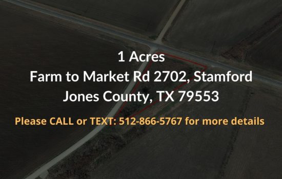 Contract For Sale – 1 Acre Property in Jones County, TX
