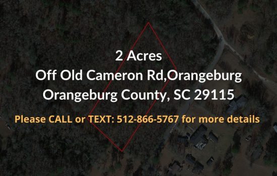 Contract For Sale – 2 acres in Orangeburg County, SC