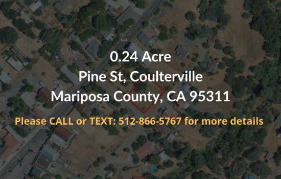 Contract For Sale – 0.24 acres in Mariposa County, CA