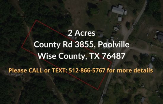Contract For Sale – 2 acres in Wise County, TX