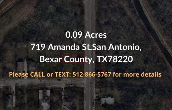 Contract For Sale – 0.09 acres in Bexar County, TX