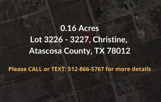 Contract For Sale – 0.16 Total Acres in Atascosa County, TX