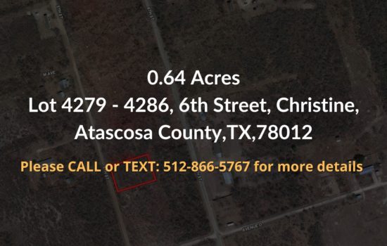 Contract For Sale – 0.64 Total Acres in Atascosa County, TX