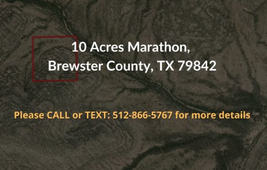 Contract For Sale – 10 Total Acres in Brewster County, TX
