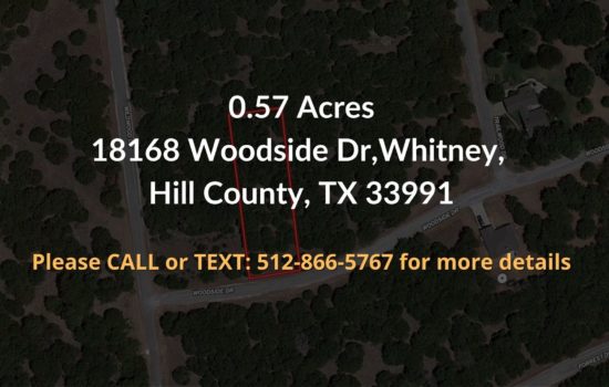 Contract For Sale – 0.57 acre in Hill County, TX