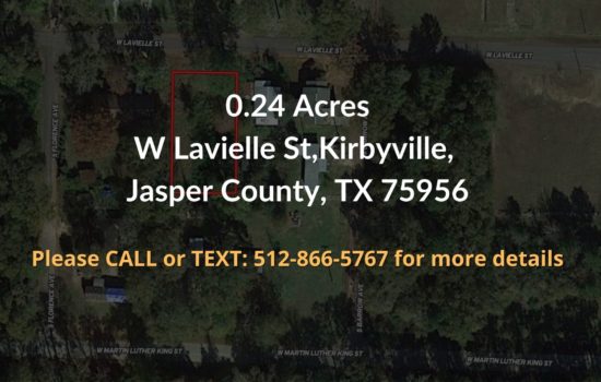 Contract For Sale – 0.24 acre in Jasper County, TX