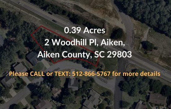 Contract For Sale – 0.39 acres in Aiken County, South Carolina