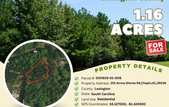 Contract For Sale – 1.16 acres in Lexington County, South Carolina