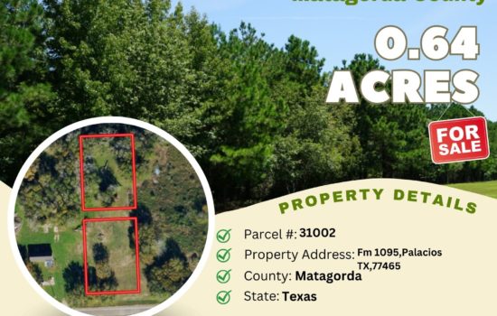 Contract for Sale – 0.64 acres in Matagorda County, Texas – $17,800