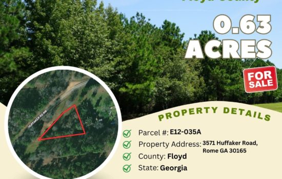 Contract for Sale – 1.00 acres in Floyd County, Georgia – $11,500