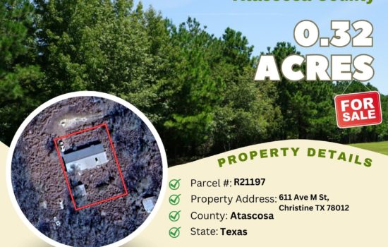 Contract for Sale – 0.32 acres in Atascosa County, Texas – $79,900