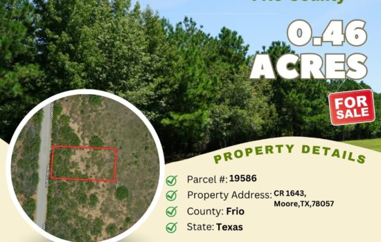 Contract for Sale – 0.46 acres in Frio County, Texas – $17,900