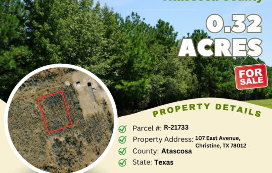 Contract for Sale – 0.32 acres in Atascosa County, Texas – $14,900