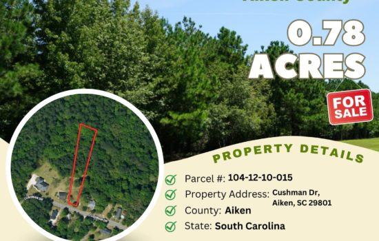 Contract for Sale – 0.78 acres in Aiken County, South Carolina – $17,500