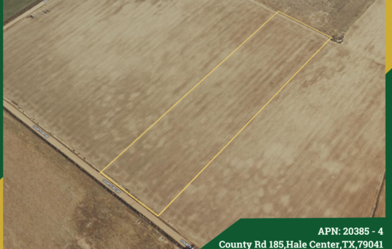 Contract for Sale – 10 acres in Hale County, Texas – $27,900 – Lot 12